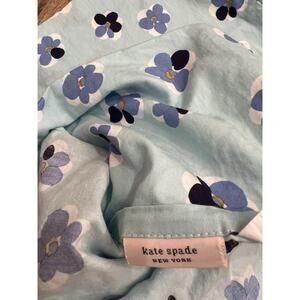 Kate Spade Pillowcases Set of 2 Standard Blue Floral 100% Cotton